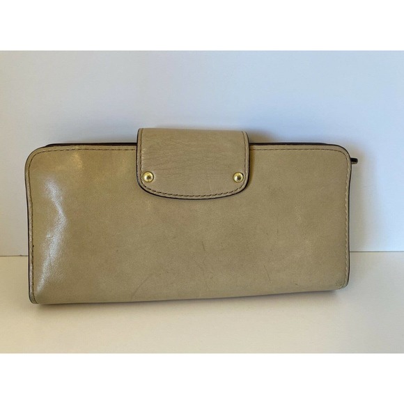 Coach Madison Slim Clutch Envelope Wallet Tan Color - Picture 3 of 12